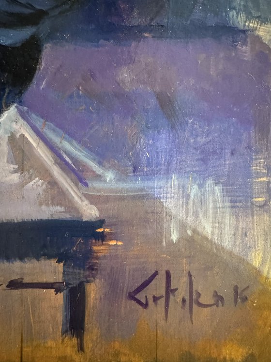 Tying back long hair