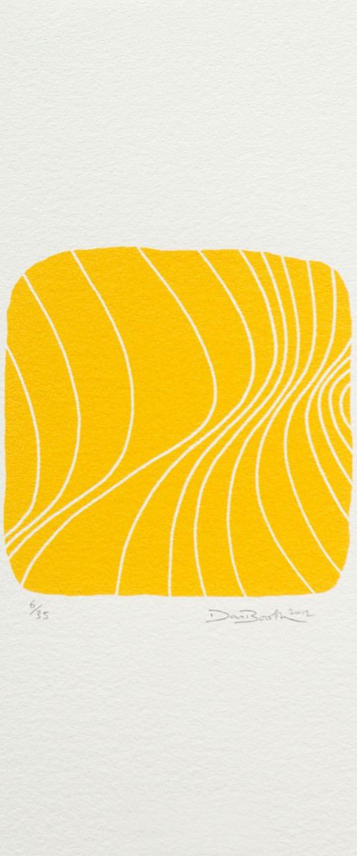 Bright Wave in Yellow by Dan Booth