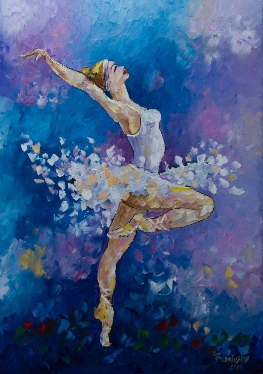 Ballerinas Oil painting by Ihor Bychkivskyy | Artfinder