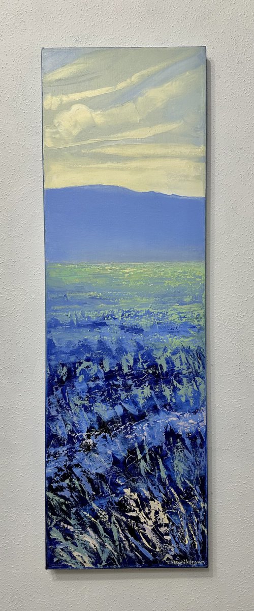 Whispers of the Morning Field 25x80cm by Tigran Mamikonyan