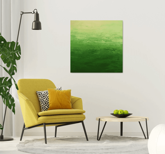 Rejuvenation - Green Abstract