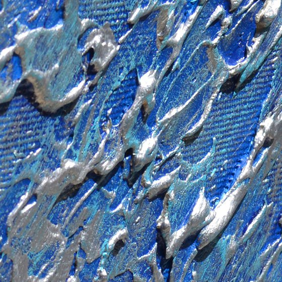 Abstract art -  BLUE GALAXY