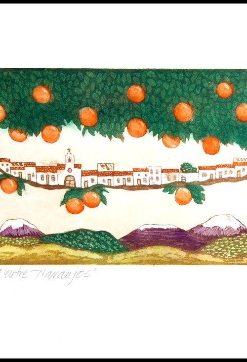 Amongst Orange Trees by Mariann Johansen-Ellis