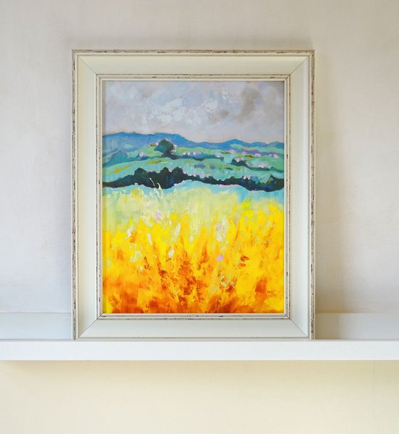 Yellow Fields at Oundle