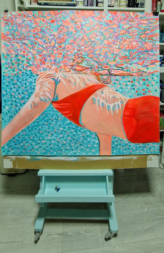 Underwater Pastel Green