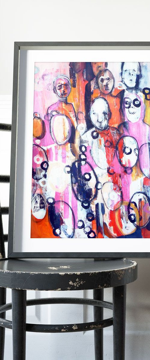 Graffiti people  #3 by Carolynne Coulson