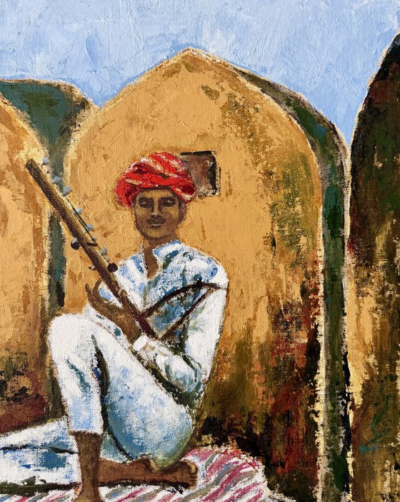 Folk singer of Rajasthan