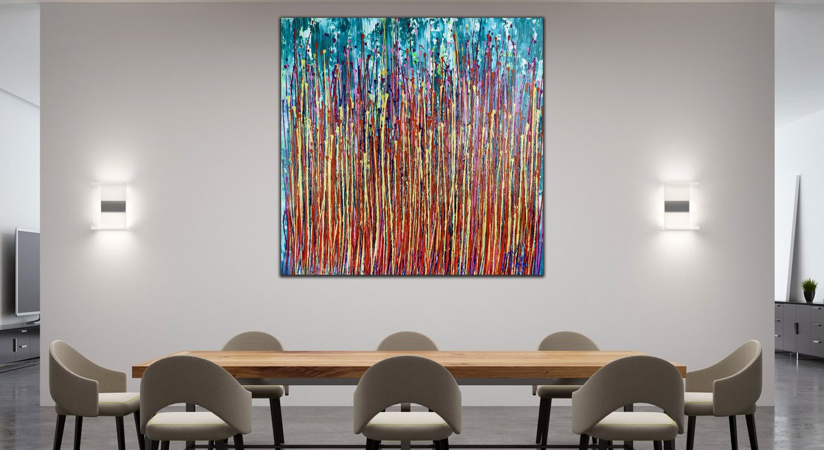 Awakening Garden 5 By Nestor Toro, 45 X 45, Artwork For Sale On Artfinder