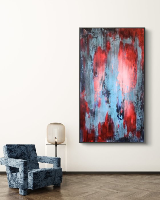 REFLECTION I - Contemporary Abstract Painting