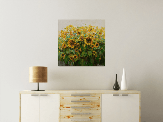 Sunflowers Original Oil painting