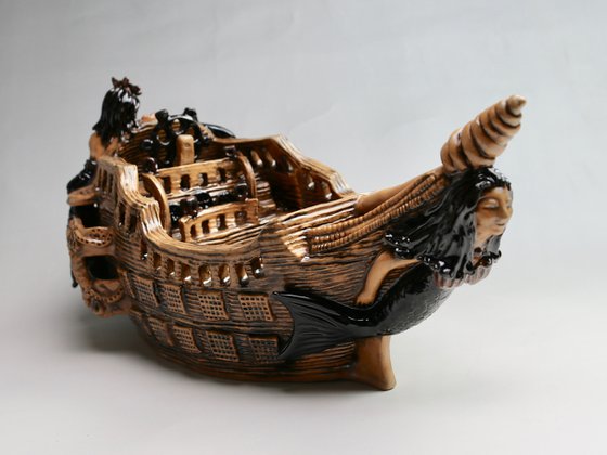 Ceramic | Small sculpture | Ship