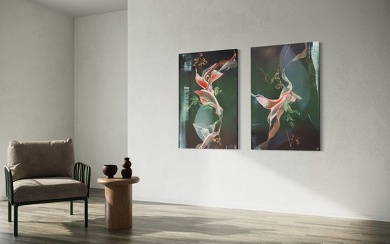 Liminal Fields Diptych