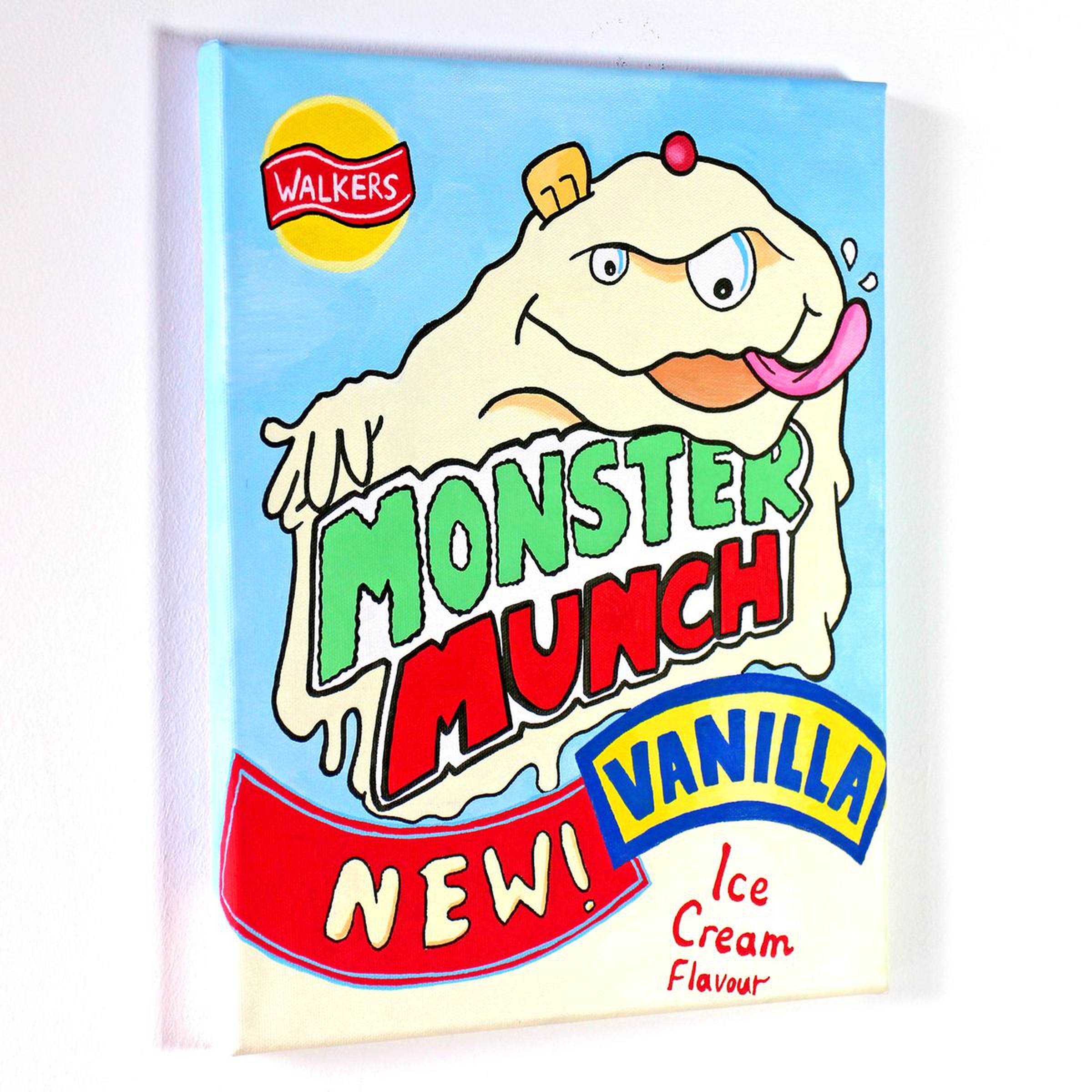 Vanilla Ice Cream Monster Munch Pop Art Painti Artfinder