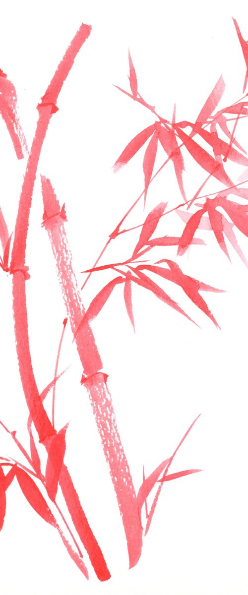 Crimson Bamboo by Hai Doan