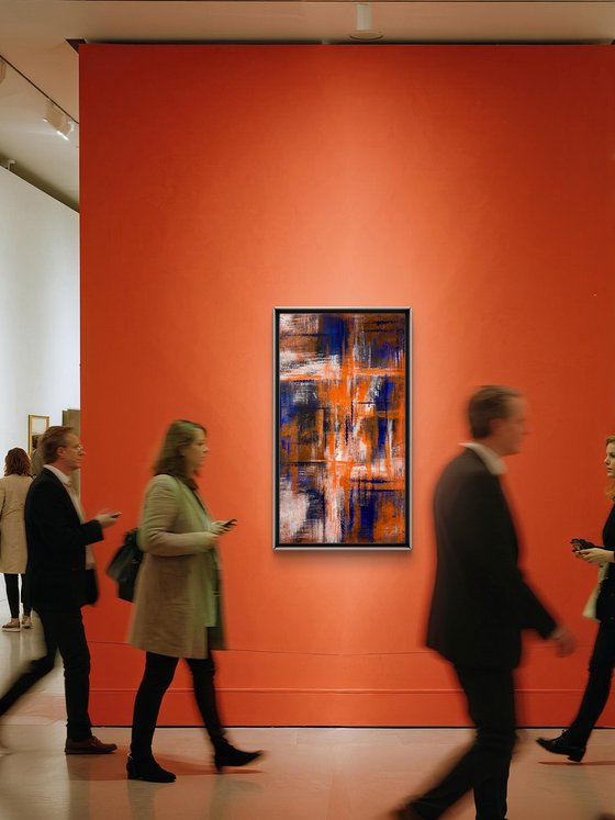 Echoes of Fire 50x90х2 cm