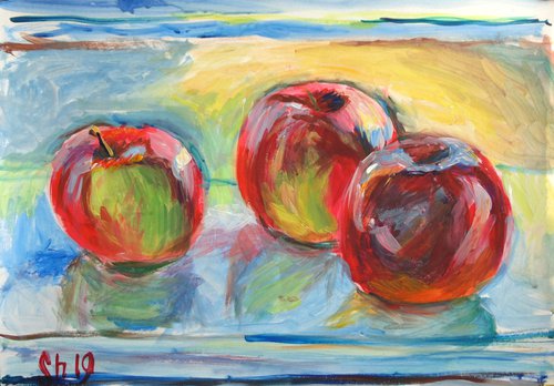 Three apples by Alexander Shvyrkov