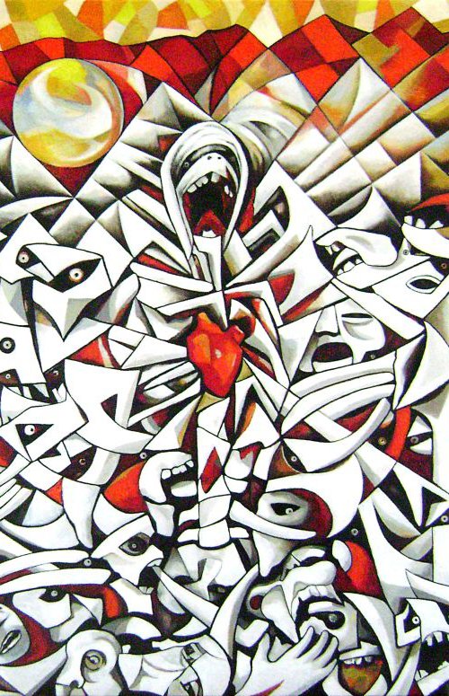 Yahuarcocha (Lago de Sangre - Blood Lake) by Marcelo Villacrés