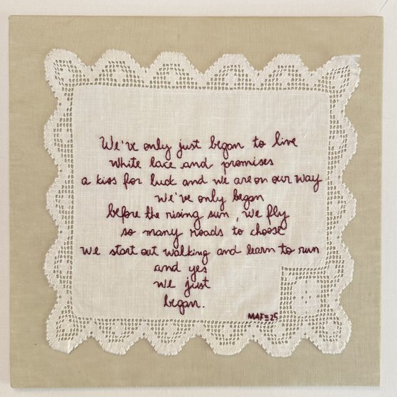 "We've only just began..."