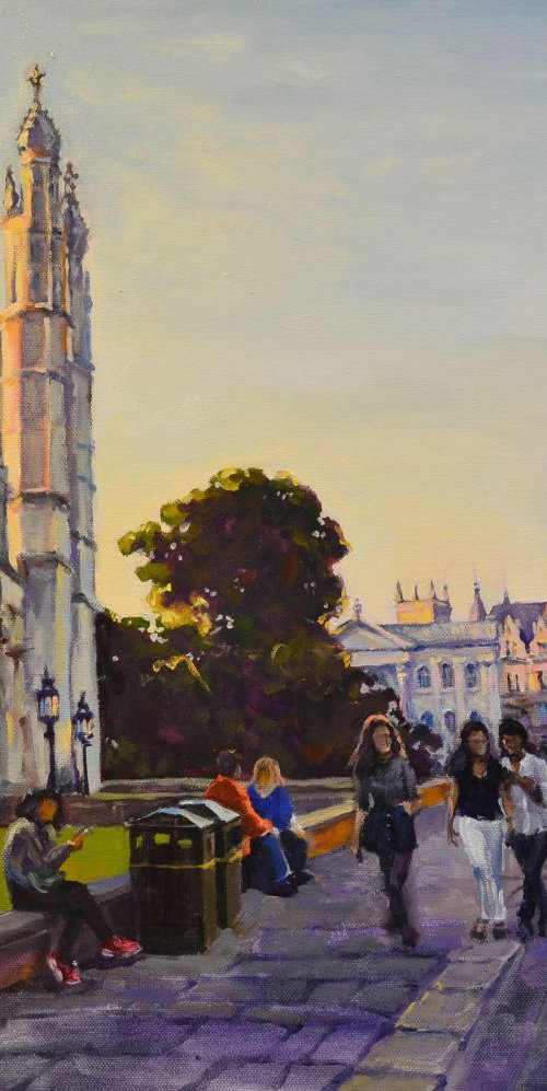 Cambridge. King's Parade. by Irina Ushakova