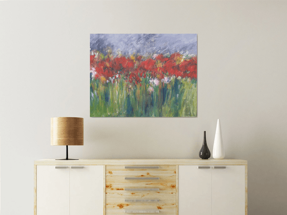 An English Country Garden 6 (Large Painting)
