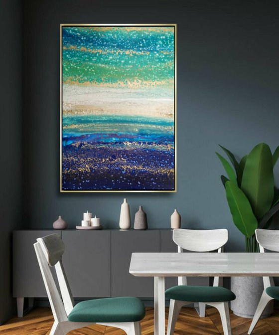 Blue Lagoon 70x100 cm