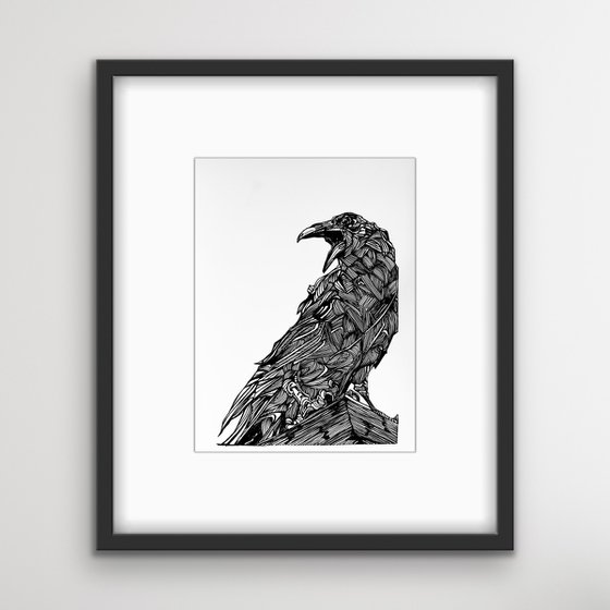 Interior Art Raven