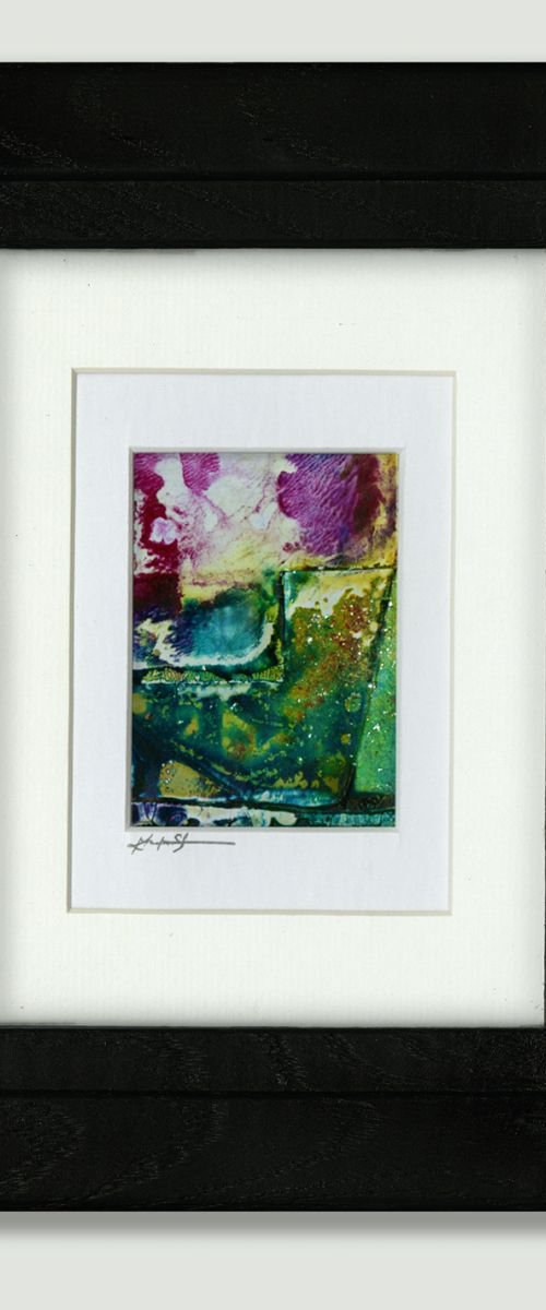 Ancient Passages 92 - Framed Mixed Media by Kathy Morton Stanion by Kathy Morton Stanion