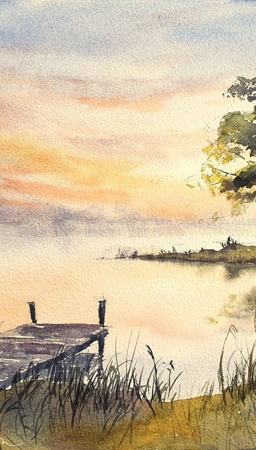 Summer Morning on the Lake by Charles Pierson