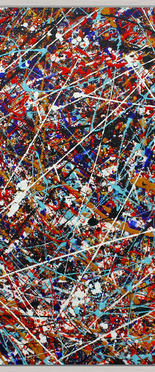 Kinetic Flux (Framed) by Andrew Watt