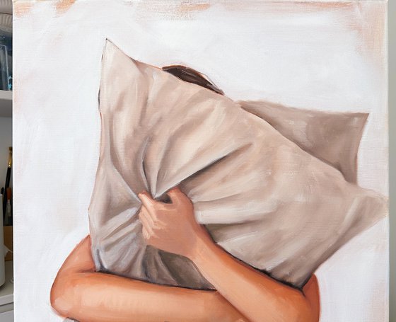 Girl with Pillow