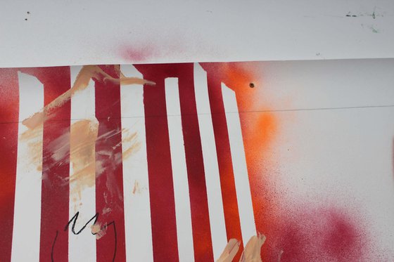 She paints outside the lines No. 2