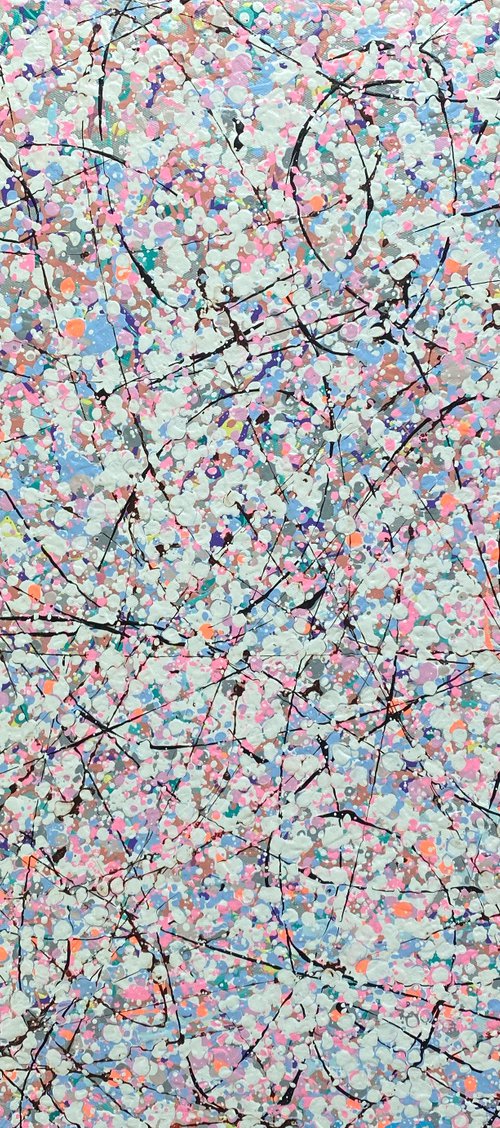 Sakura 1, Abstract Original oil painting, Handmade artwork, One of a kind by Vahe Yeremyan