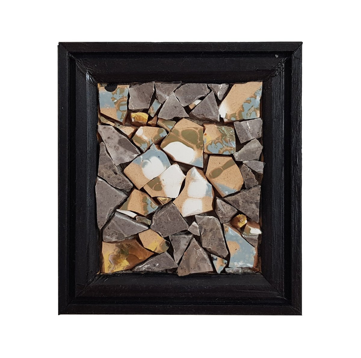 Abstract Relief By Ognyan Hristov, 5 X 6", "Fragment - M08", Original Artwork