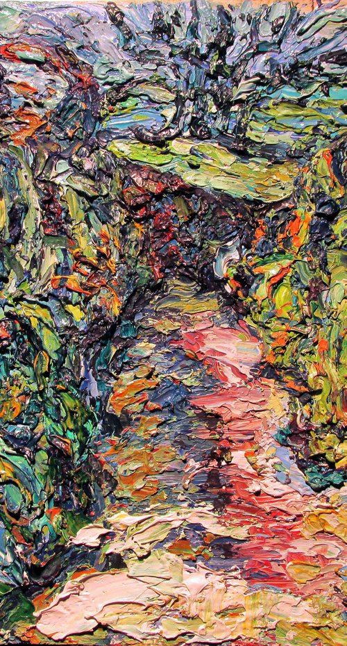 Study of a Cornish lane by Richard Meyer