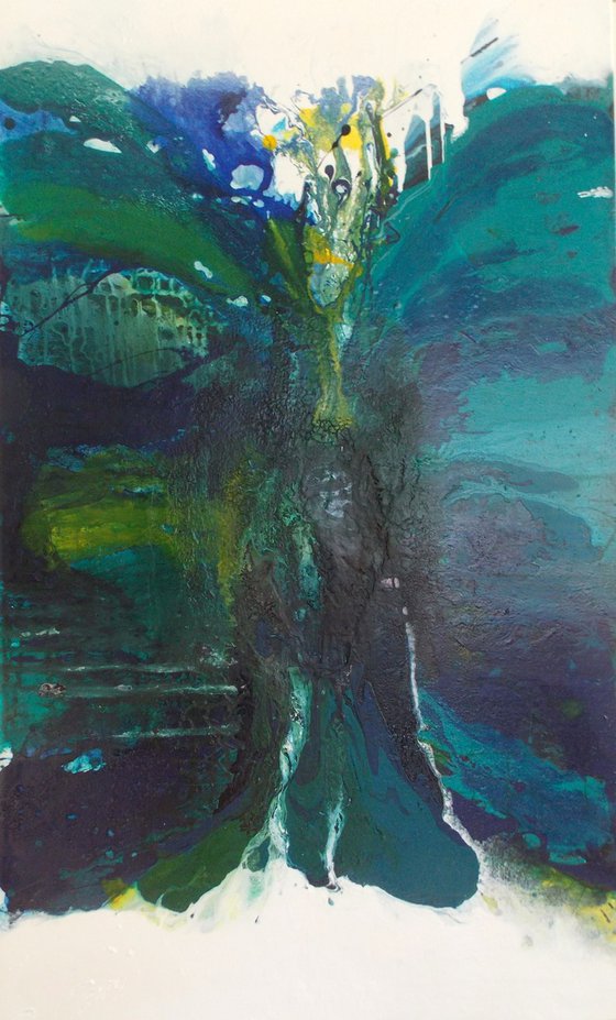 ABSTRACT BLUE SEASCAPE  1