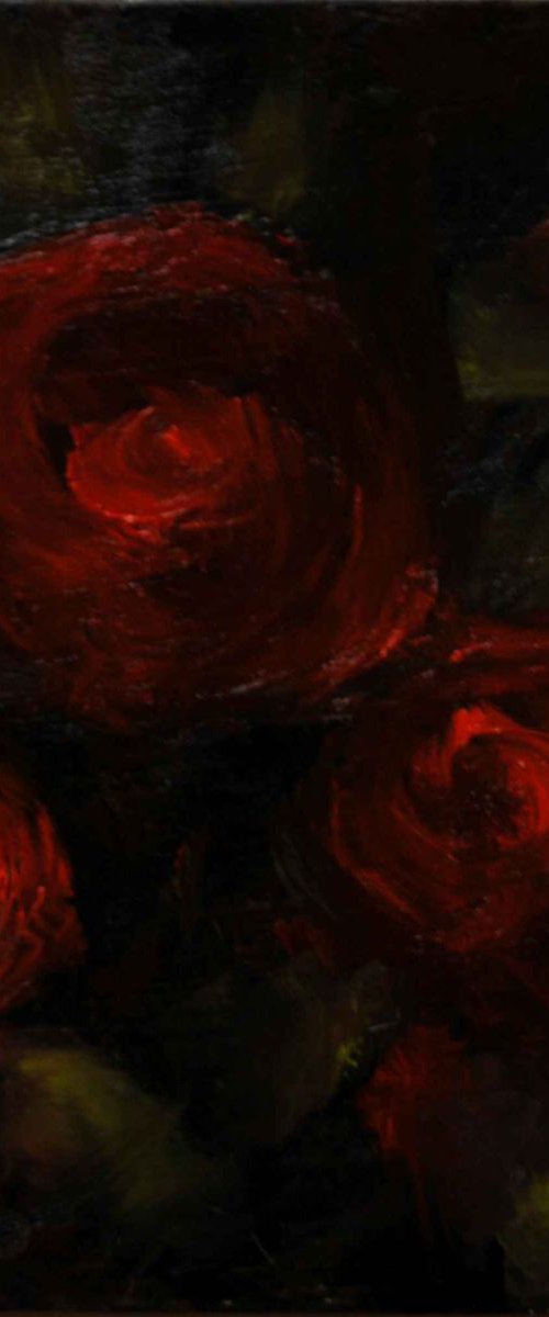 Red roses by Daniela Roughsedge