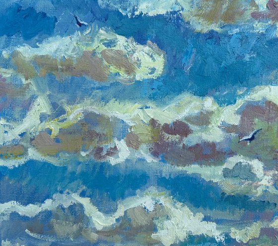 Where the sky meets the water