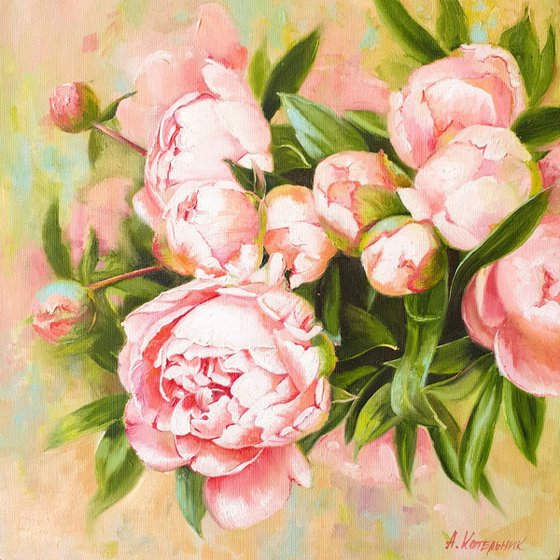 Sunny peonies