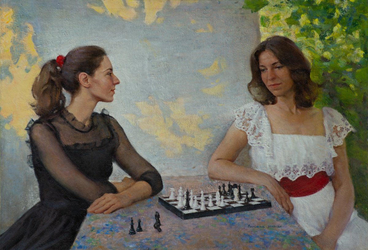 The King Hunt - Oil Portrait By Anastasia Borodina, 53 X 38, Artwork For Sale On Artfinder