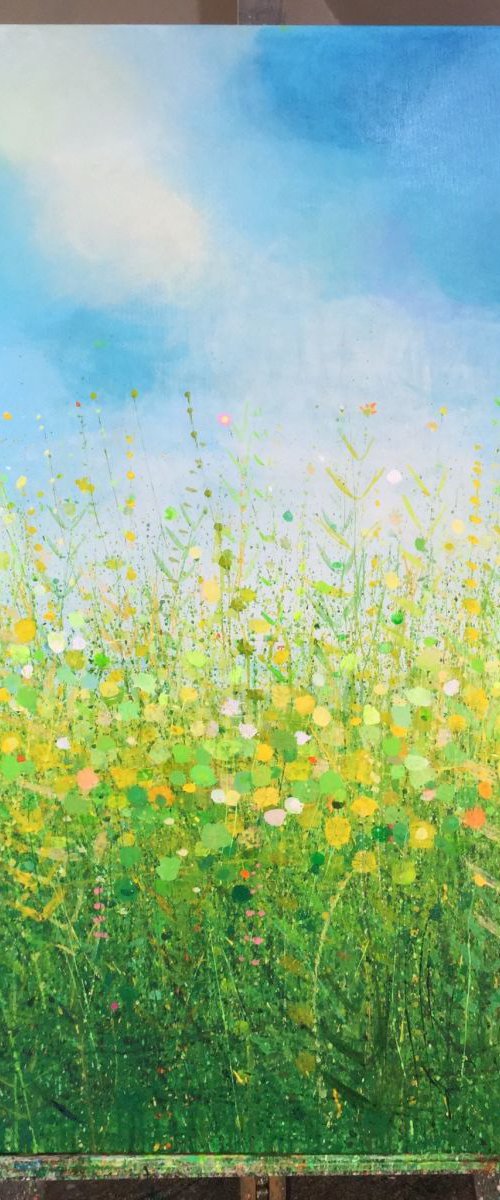Spring Field (commissioned painting) by Sandy Dooley