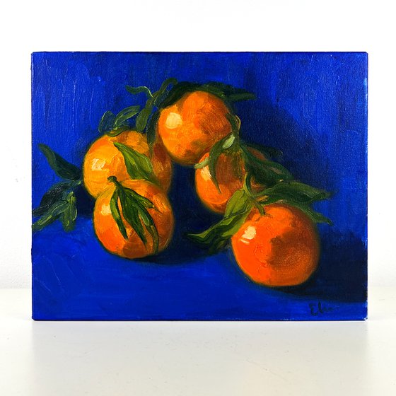 Still life with tangerines