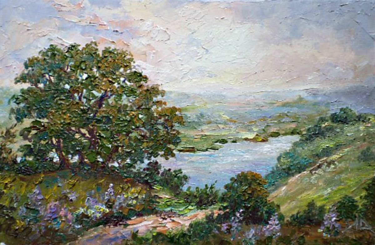 Summer evening by Liubov Ponomareva