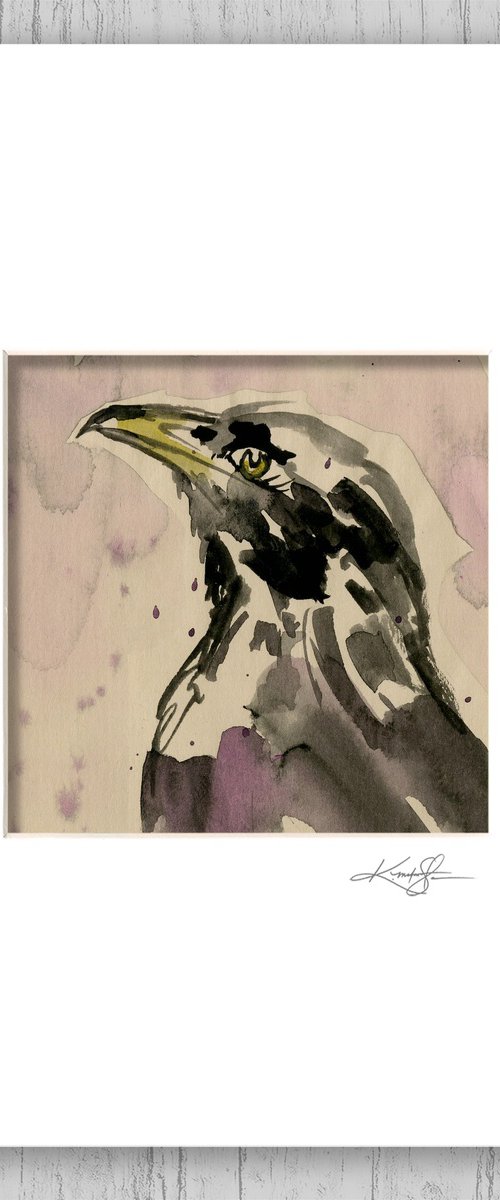 Crow Sketch 5 by Kathy Morton Stanion