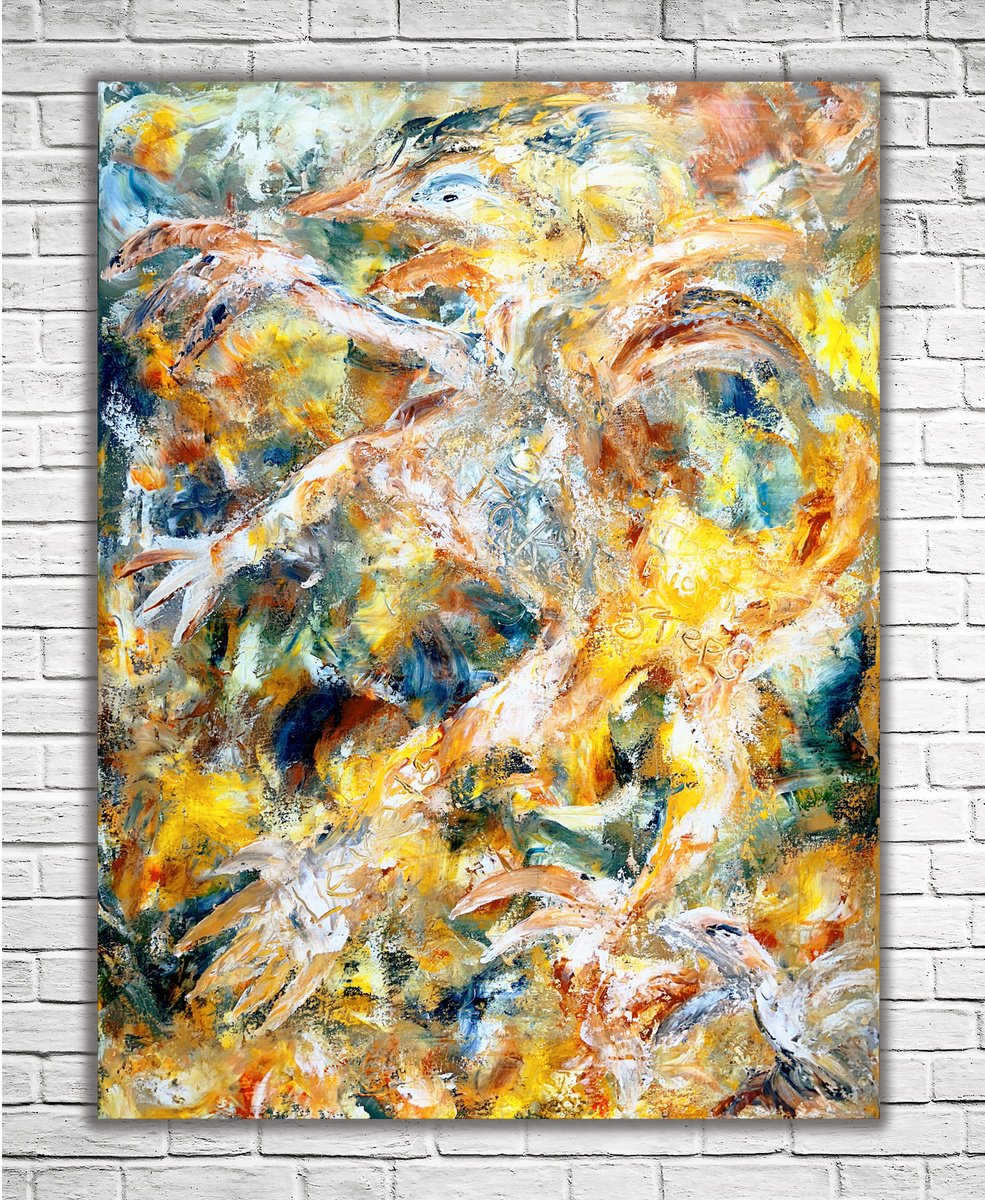Navigating The Jungle By Theodor Anghel, 30 X 40, Artwork For Sale On Artfinder