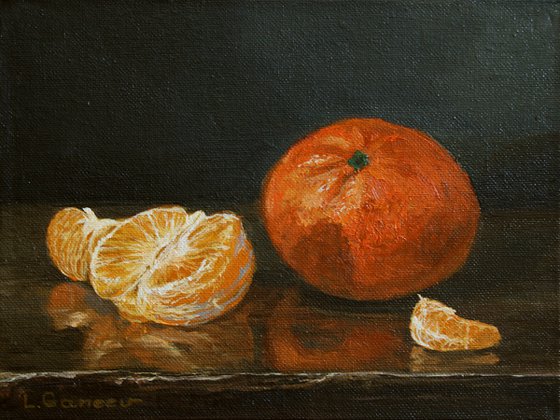 Mandarin. ORIGINAL OIL PAINTING, GIFT