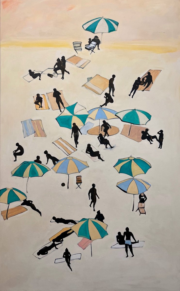 Expressive Oil Painting , Rimbaldio By Romuald Mulk Musiolik, 31 X 51, Artwork For Sale On Artfinder