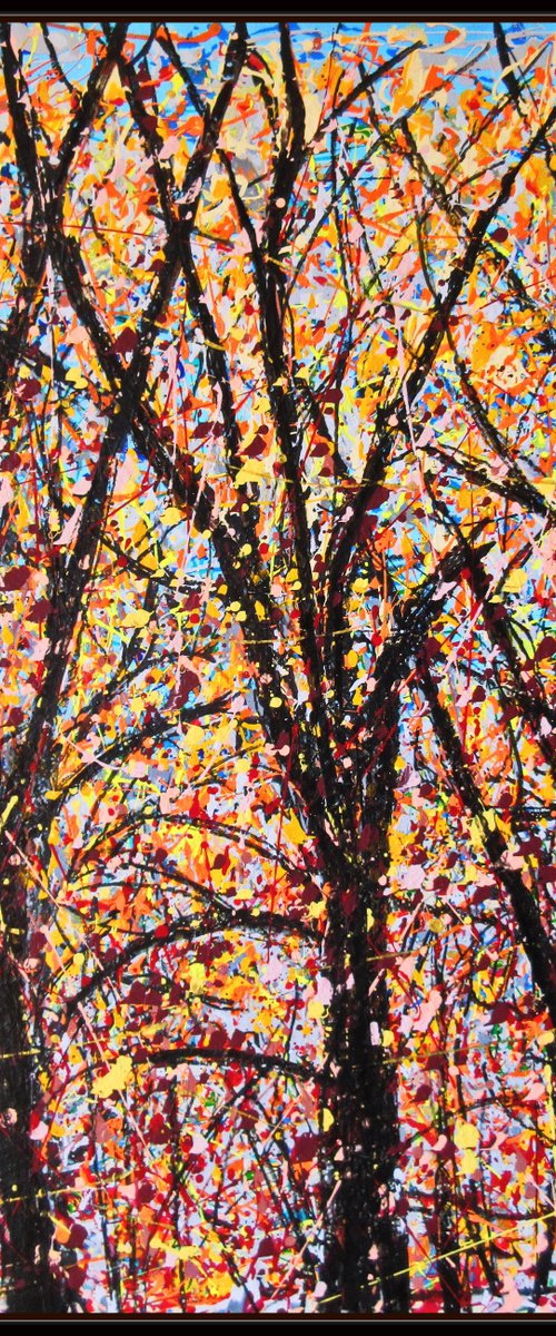GOLDEN  AUTUMN  FOREST,  XL by Tomaž Gorjanc - Tomo