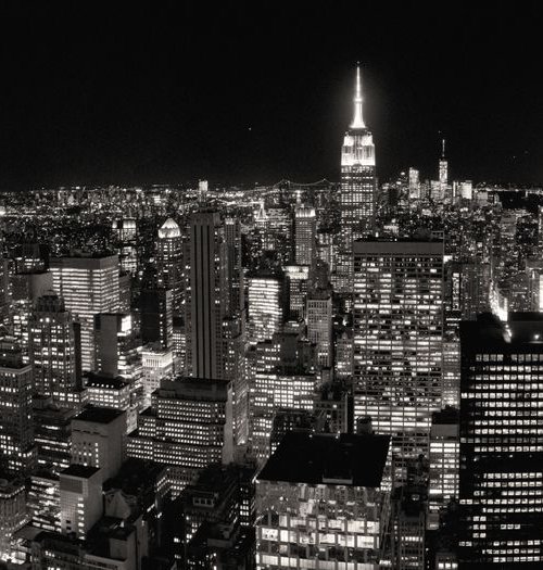 MANHATTAN SOUTH SKYLINE, RAINBOW ROOM by Steven Elio van Weel