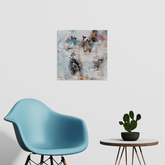 Gestural Found Beauty Spontaneous Brut Raw Still Life By O KLOSKA
