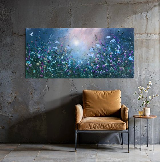 Midnight's Floral Symphony